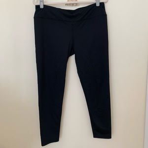 Black Fabletics Leggings with back zipper pocket